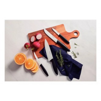 Jogo Facas Tramontina Kit Conjunto Faca Cozinha Churrasco 4 peças Jogo Facas Tramontina Kit Conjunto Faca Cozinha Churrasco 4 peças